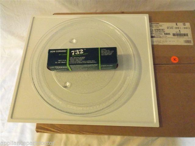 MAYTAG JENN AIR MICROWAVE 07020187 GLASS SHELF NEW IN BOX MAYTAG JENN AIR MICROWAVE 07020187 GLASS SHELF NEW IN BOX